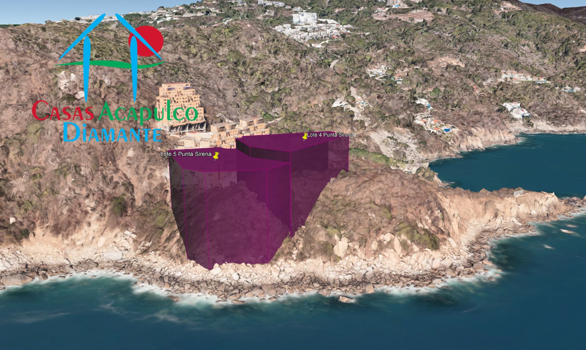 Terreno Brisas del Marqués Punta Sirena lotes 4 y 5 - Vista aérea 4